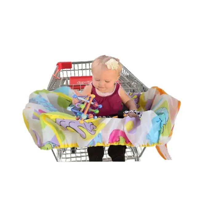 Universal 2v1 shopping cart cover and toddler chair with dinosaur motif