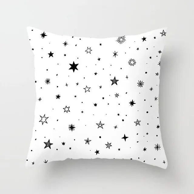 Pillow cover with geometric shapes 15 450-450-mm