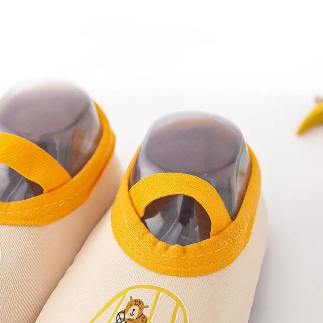 Children's original modern stylish barefoot shoes with motif of fruit and vegetables Mae