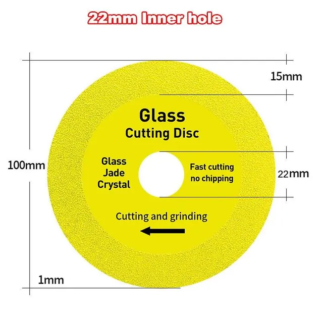 22mm otwór wewnętrzny Szklana tarcza tnąca Diamond Saw Blade for Marble Ceramic Tile