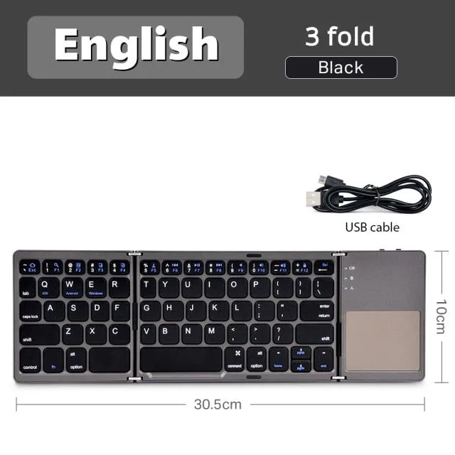 Mini folding keyboard