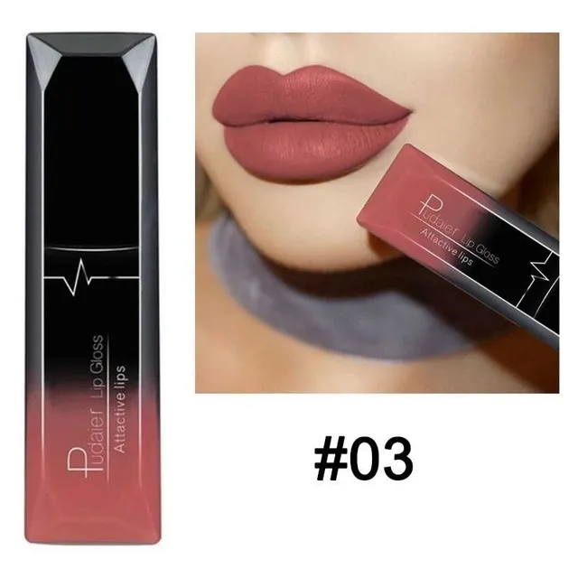 Waterproof matte liquid lipstick in several shades