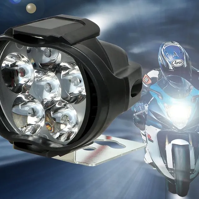 Set 2 lumini LED frontale pentru motocicletă