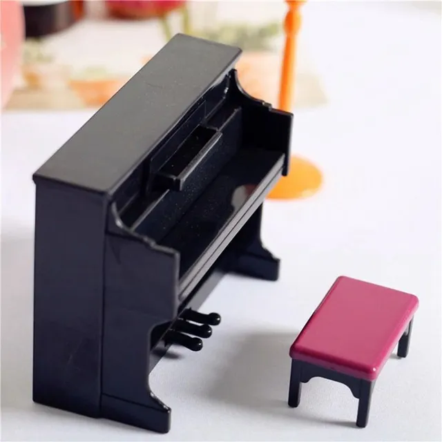 Wooden piano for doll