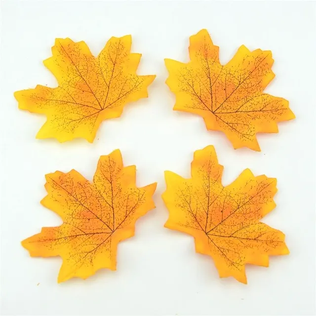 Decorative maple leaves - 100 pcs