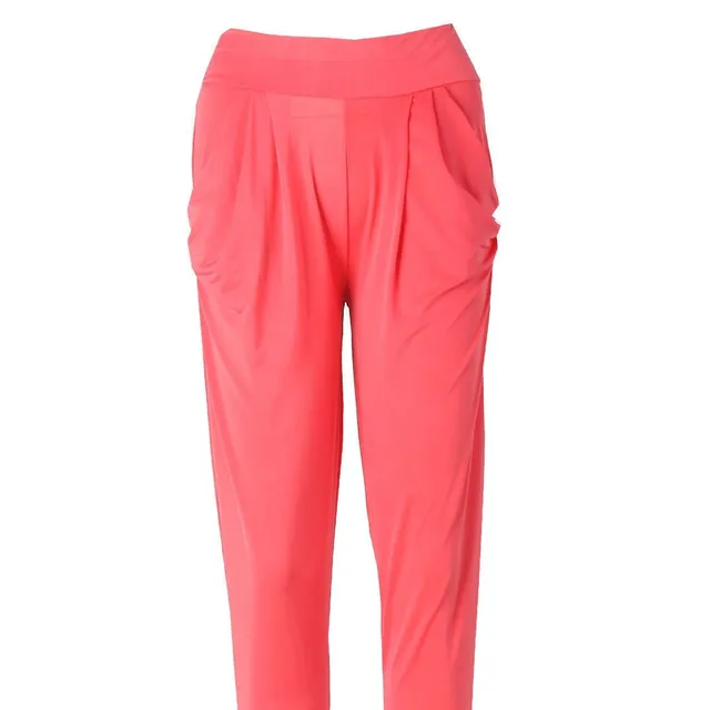 Pantaloni comodi da donna Cornelia watermelon-red