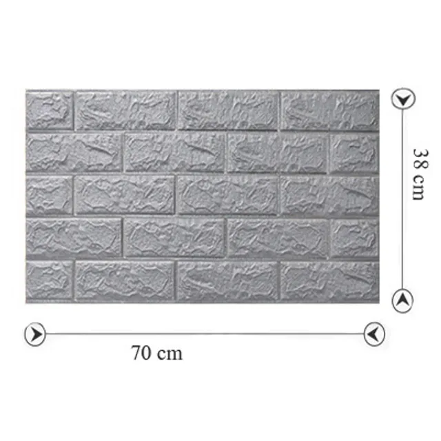 3D wallpaper brick / brick