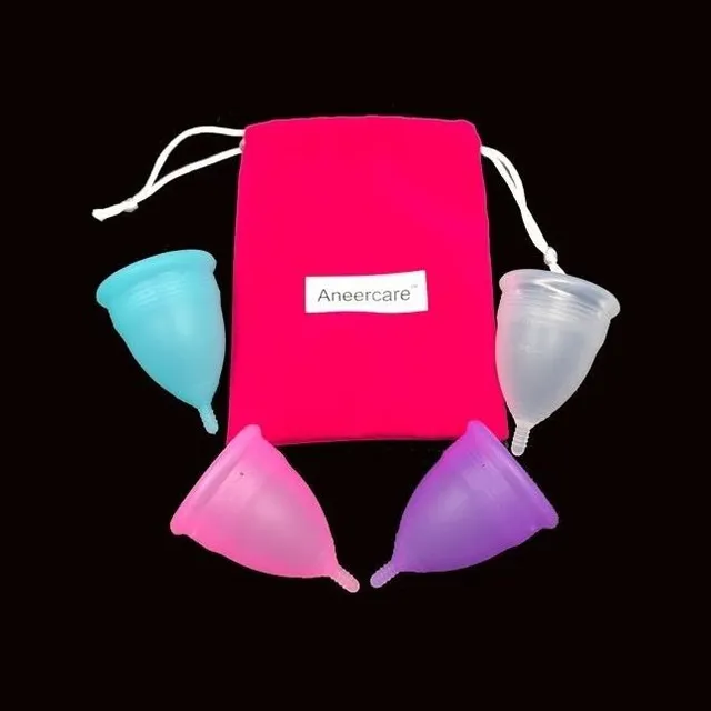 Menstrual cup - 4 colours - 2 sizes