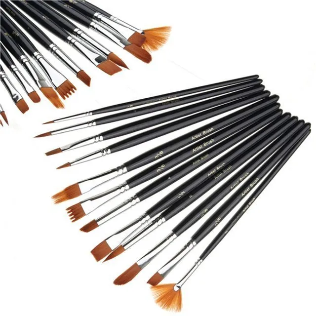 Painting brushes - 12 pieces