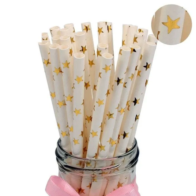 Paper straw 25 pcs