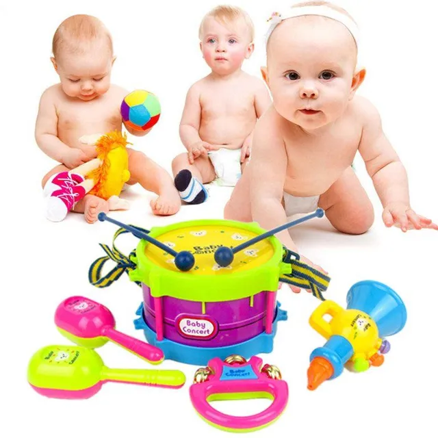 Musical instruments for children - 4 tools set