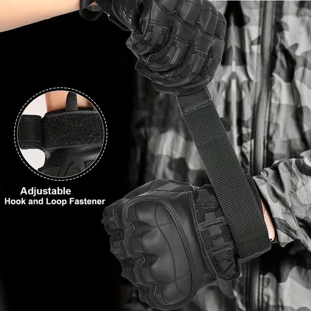 Profesionální protiskluzové taktické rukavice na outdoorové aktivity