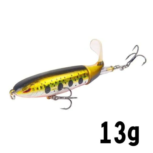 Fish bait with swivel tail