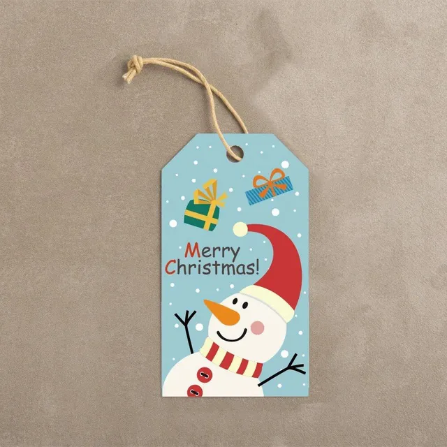 50 roztomilé vianočné darčekové karty