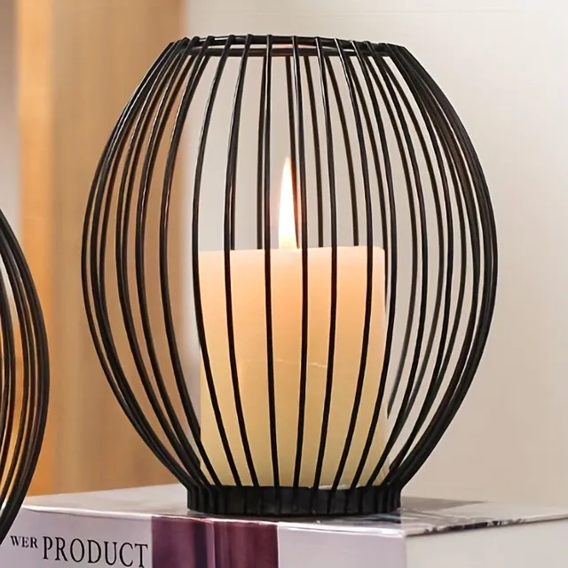 Bougeoir Lustre Noir