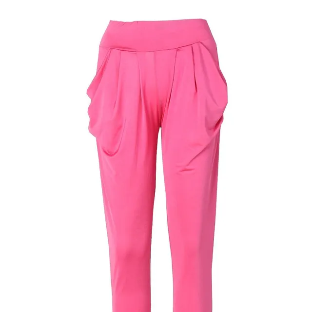 Pantaloni comodi da donna Cornelia rose-red