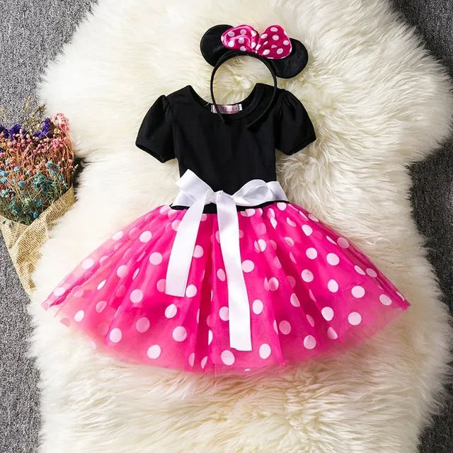 Robe mignonne à pois pour fille - Minnie