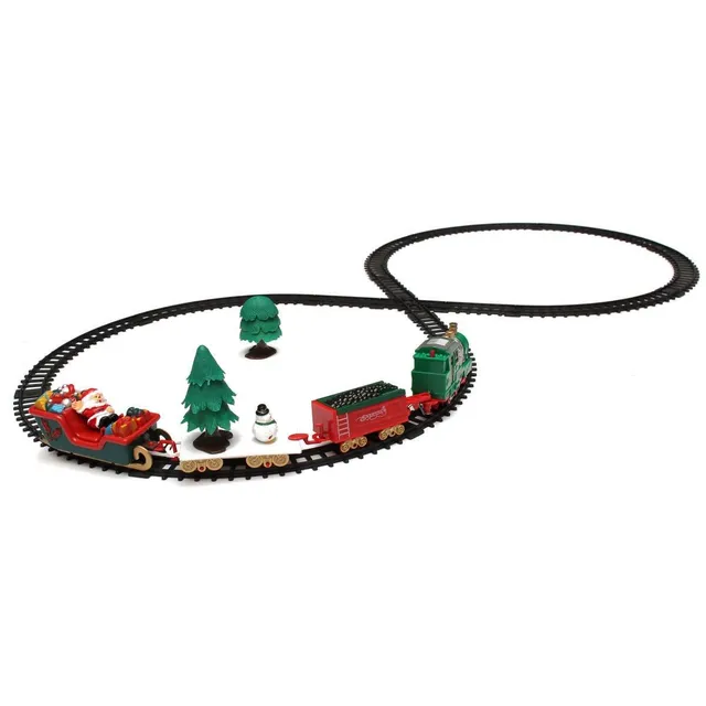 Christmas train with track