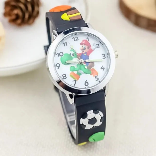 Baby analog watch with Super Mario Bros motif.