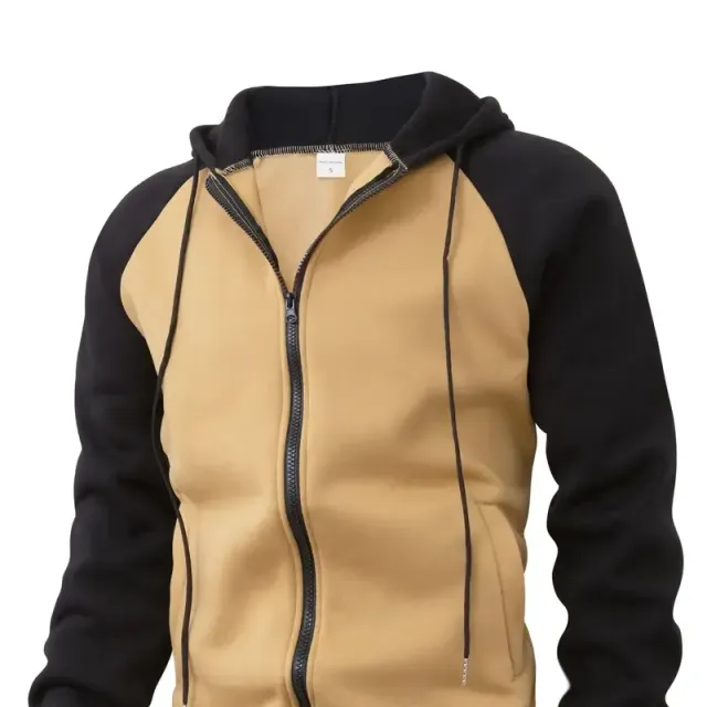 Men's hooded sweatshirt with zipper - various colours