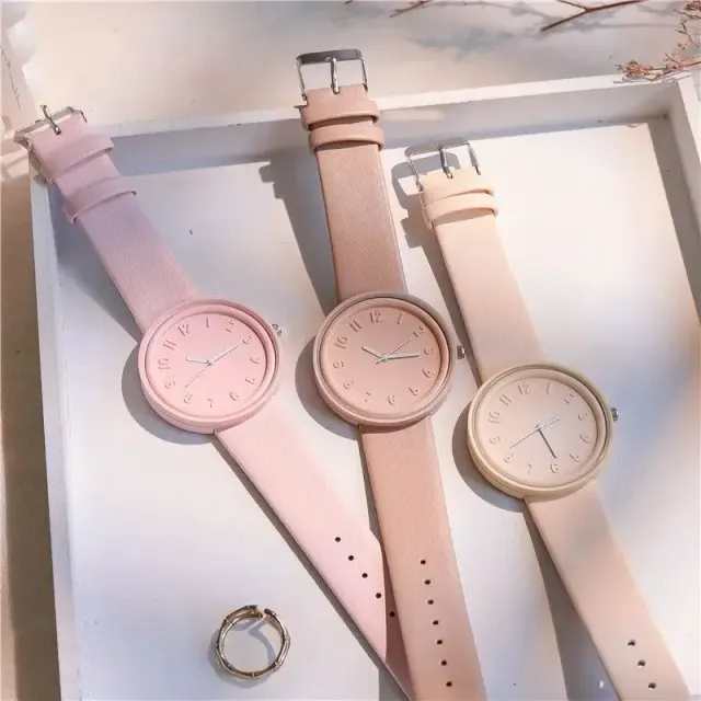 Simple women's watch in pastel colours - fine and design, more variants