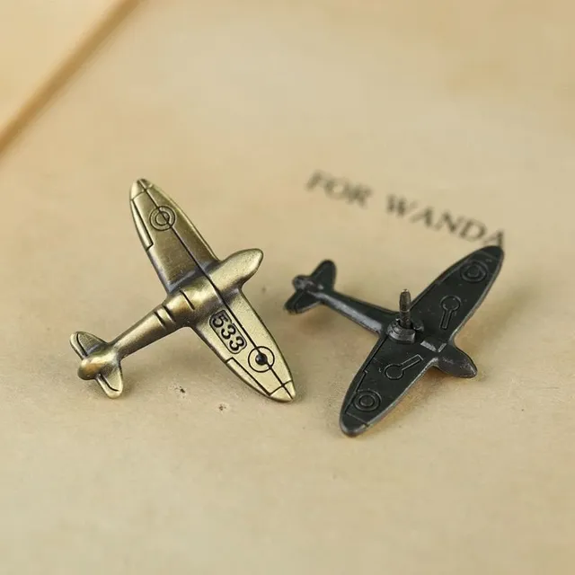 Beautiful modern brooch for all aviation fans