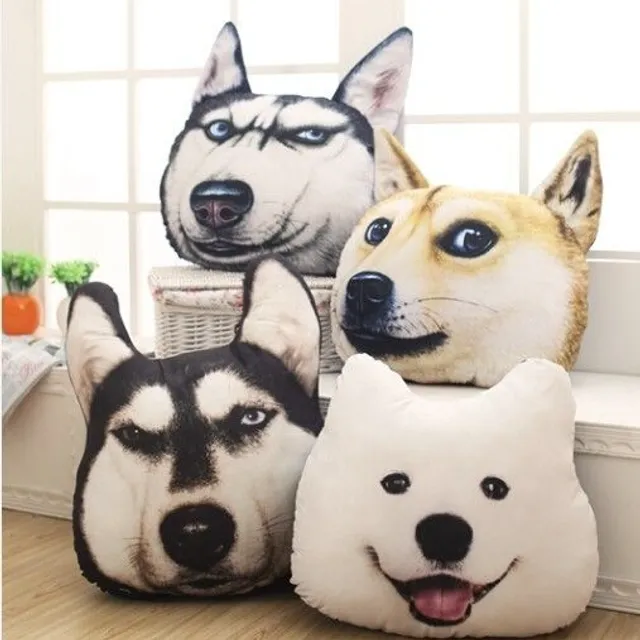 Cotton pillow - dog J479