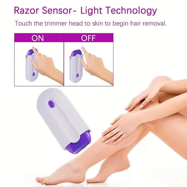 Painless hair removal with fine smooth rubber brush