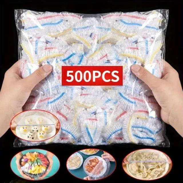 200/500 buc. Huse colorate de unică folosință pentru alimente