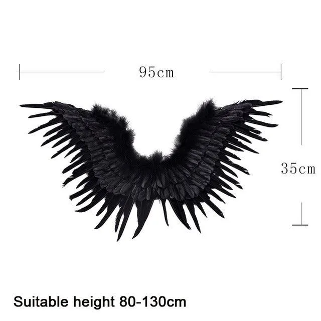 Lietajúci anjel Feather Wings kostým Cosplay Prop