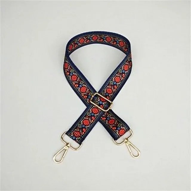 Color handbag strap to clip