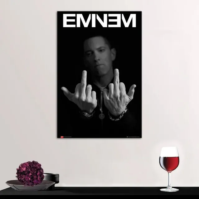 Poster pe pânză cu motivul rapperului preferat EMINEM - diferite dimensiuni