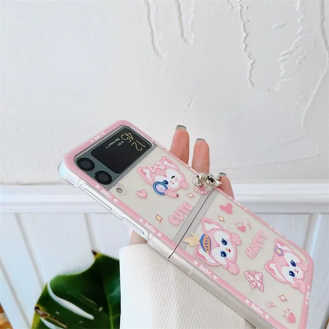 Protective case with cute print on Samsung Galaxy Z Flip3 5G