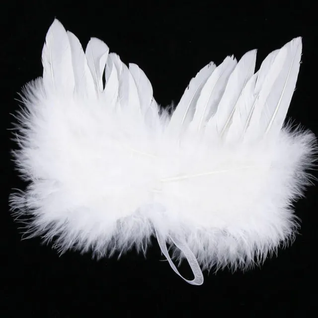 Piękna dekoracja ze skrzydłami anioła