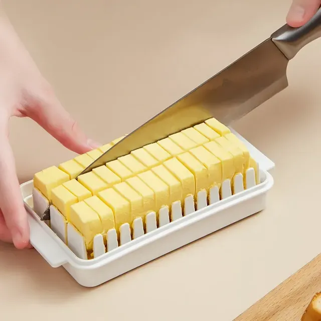 Portable butter with separator