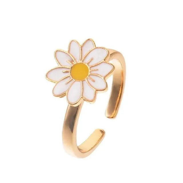 Spinner Flower Anxiety Ring