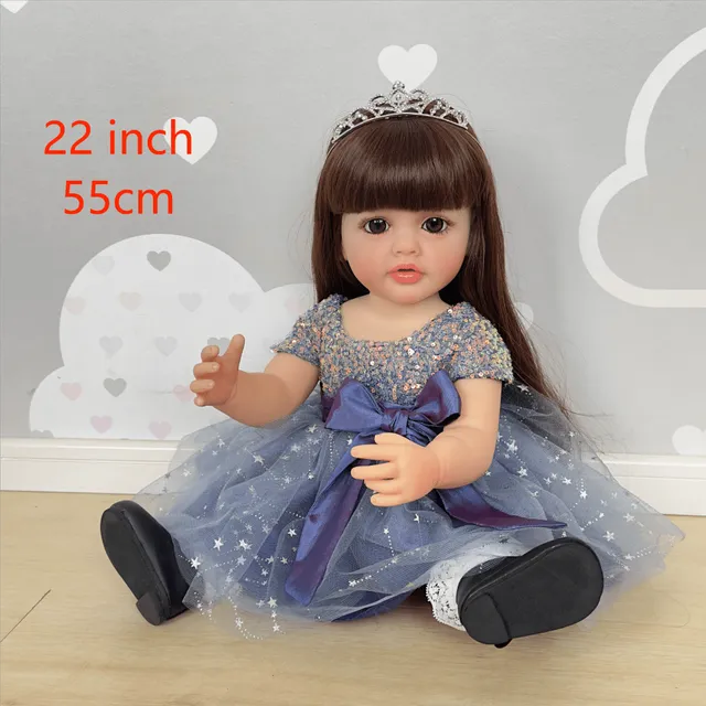 Realistic doll baby with soft touch skin