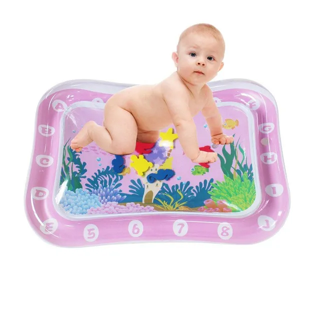 Tapis de bain gonflable pour enfants avec motifs marins