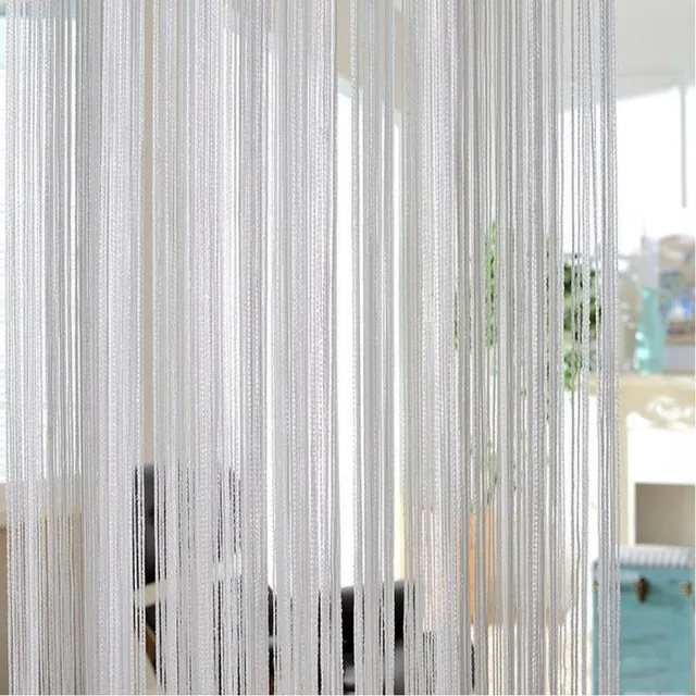 Beautiful long string curtain