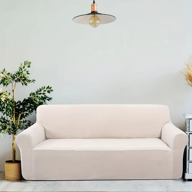 Universal, elastic sofa cover with anti-slip treatment - protection of furniture