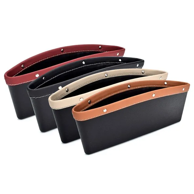 Leather organizer for the car, storage space for the car