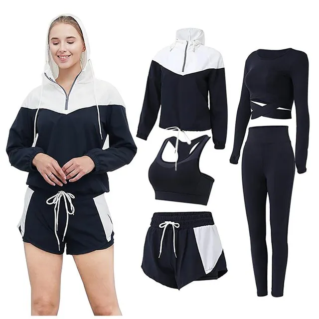 Set fitness fashion pentru femei - set 5 piese