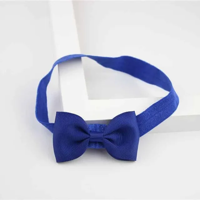 Girl elastic headband with bow