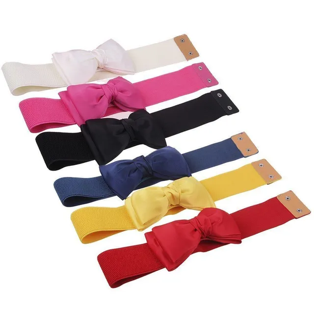 Ceinture élastique pour femme - 12 couleurs