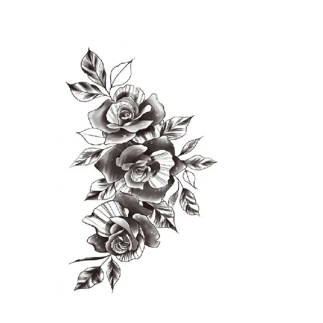 Dočasné tetování květiny 0 Elida 8