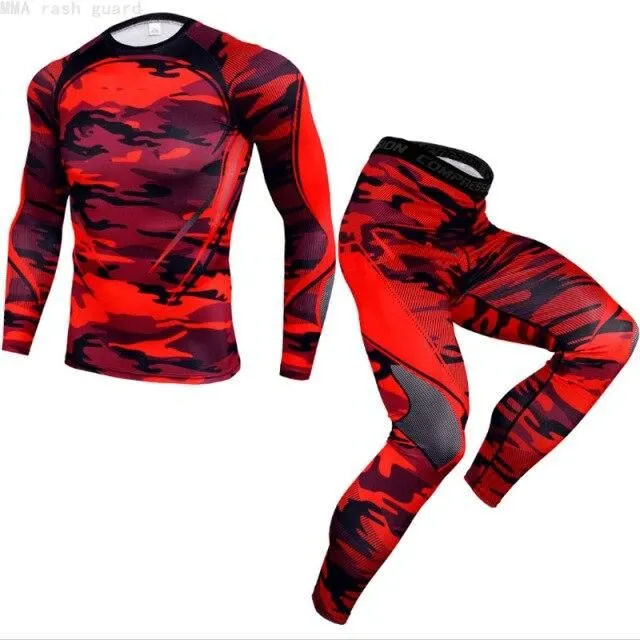 Men's compression thermal underwear