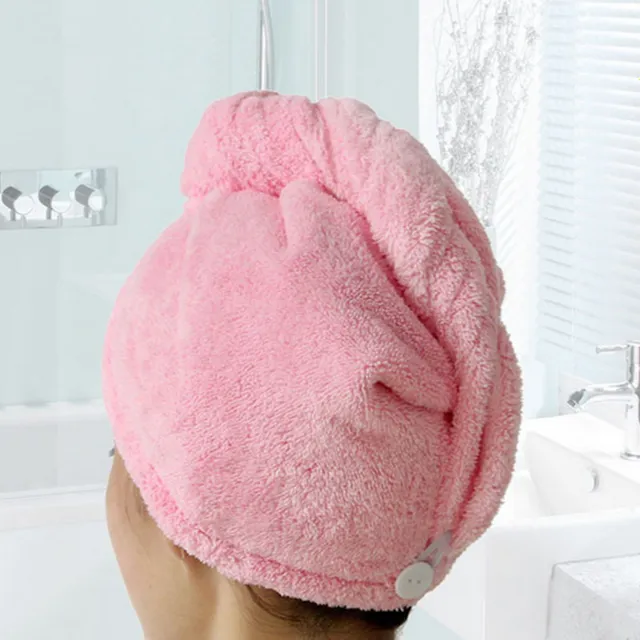 Highly absorbant towel for hair drying
