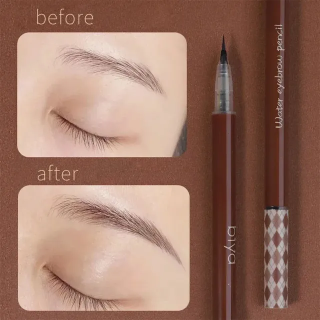 Special eyebrow drawing pencil - with a fine thin tip, achieving realistic appearance