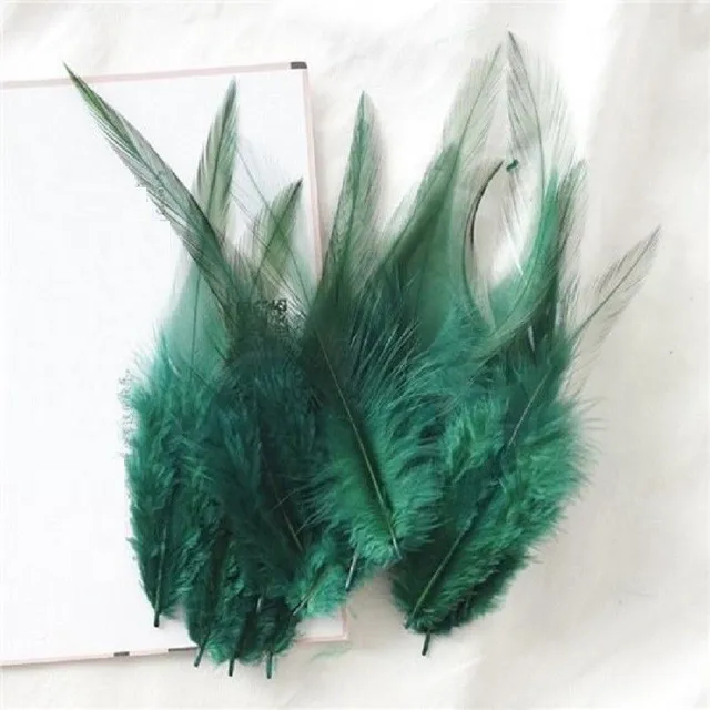 Decorative cock feathers 10-15 cm 50 pcs