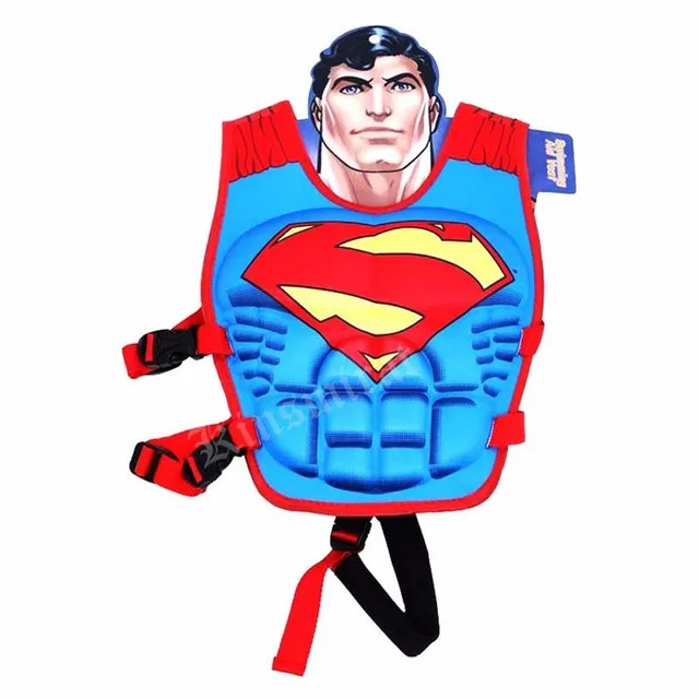 Gyerekek mentőmellénye hősies motivációkkal Superman